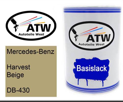 Mercedes-Benz, Harvest Beige, DB-430: 500ml Lackdose, von ATW Autoteile West.